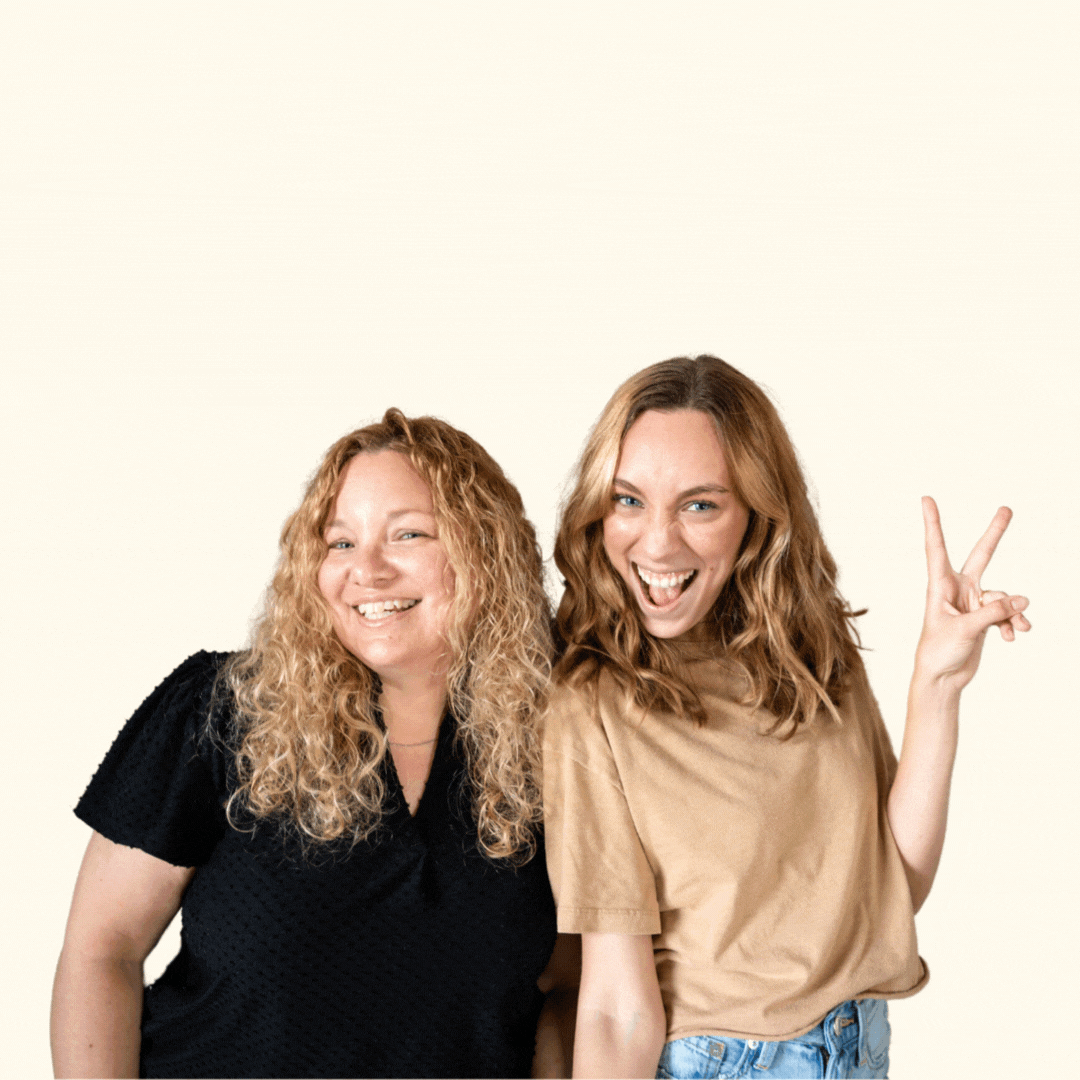 Danita and Gabby from the Design Kangaroo team